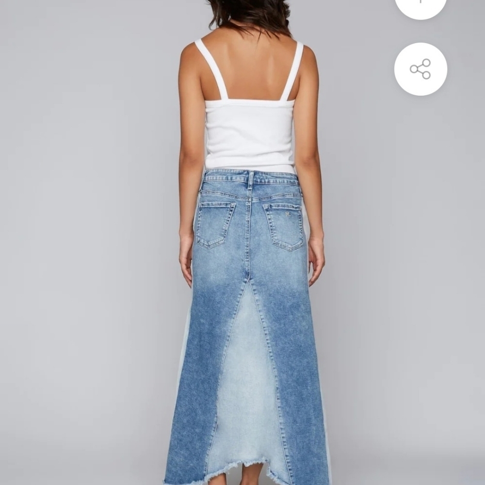 Selma Peiced denim skirt NWOT​​​